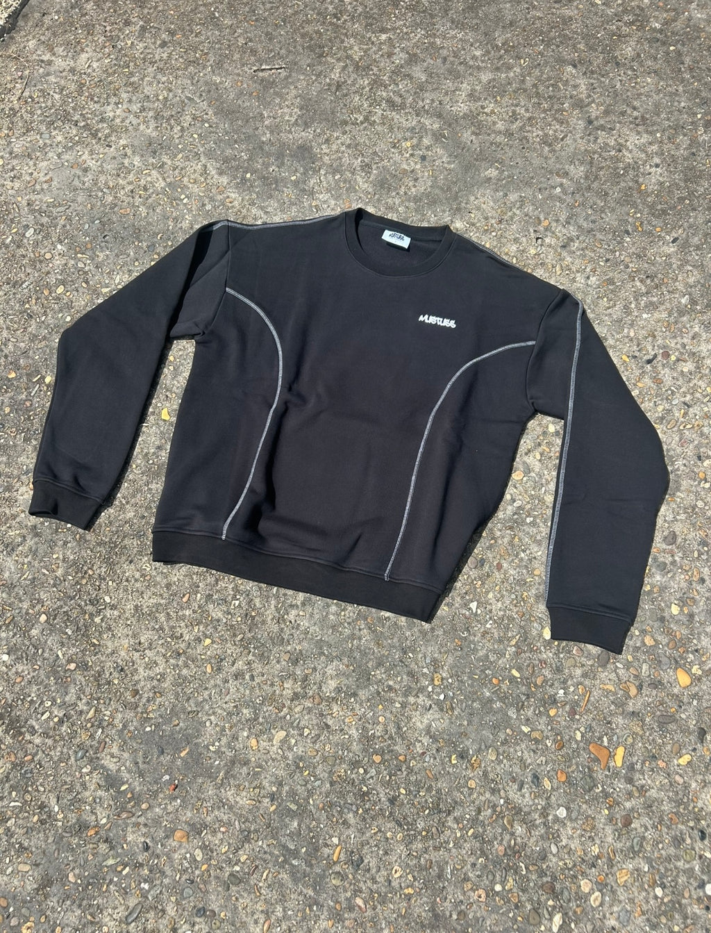 MUSTUSS monofont sweatshirt