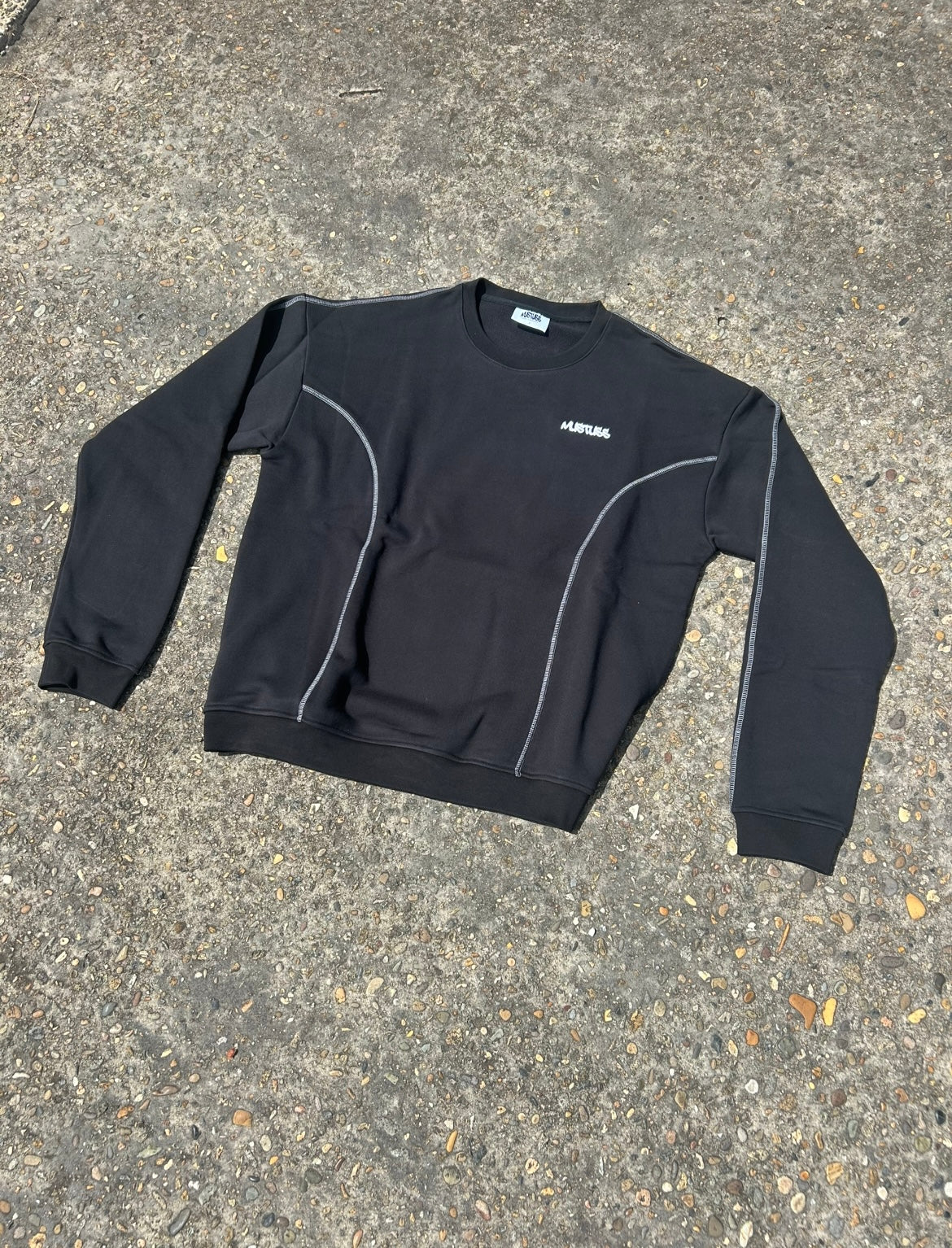 MUSTUSS monofont sweatshirt